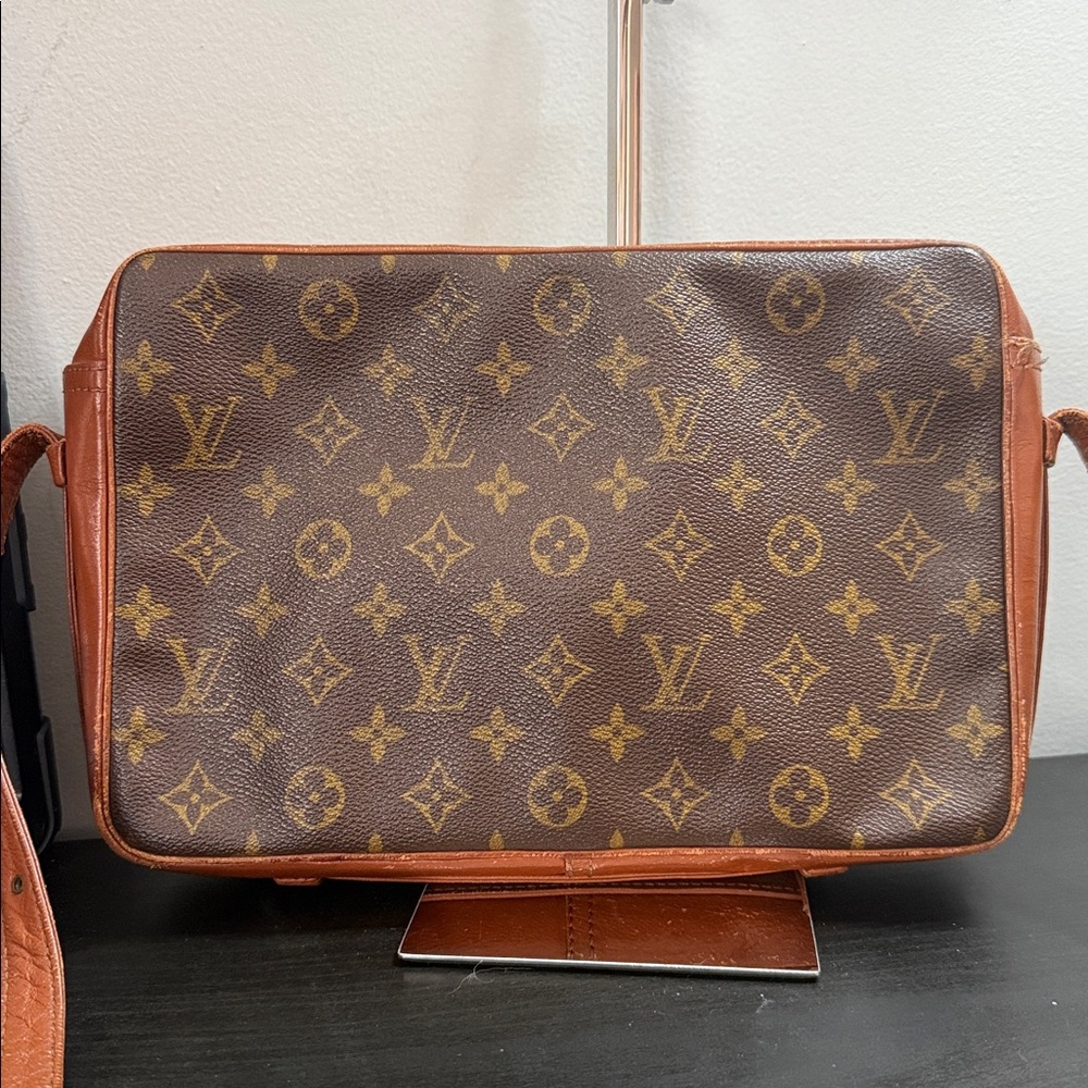 Louis Vuitton Brown and Gold Crossbody Bag